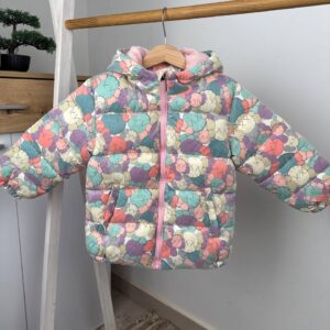Демісезонна куртка для дівчат Клоун (бірюза) р.110-150